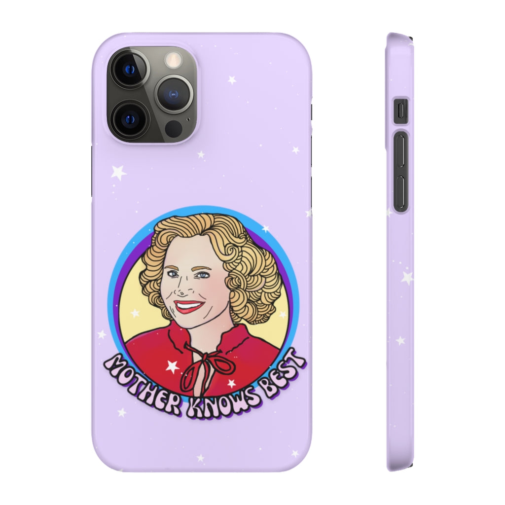 Kitty Forman "Mother Knows Best" Phone Snap Case [lilac]
