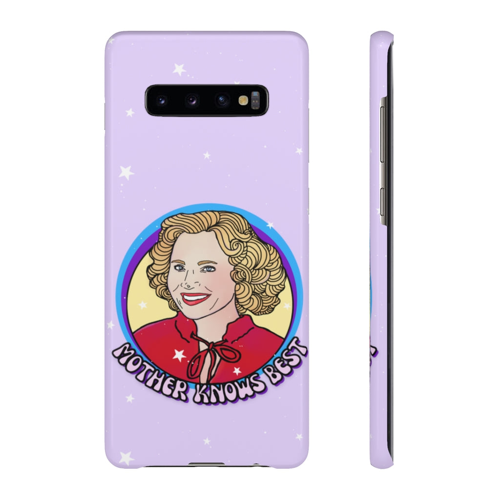 Kitty Forman "Mother Knows Best" Phone Snap Case [lilac]