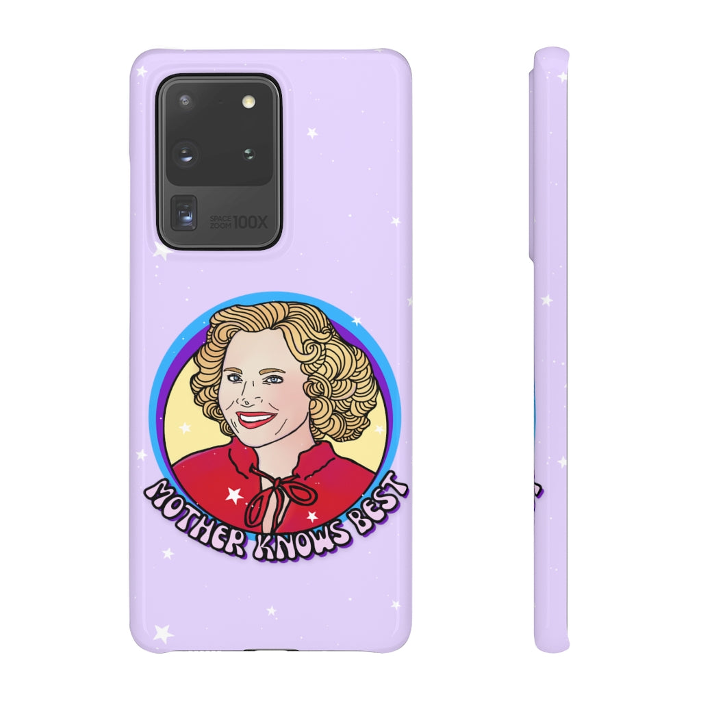Kitty Forman "Mother Knows Best" Phone Snap Case [lilac]