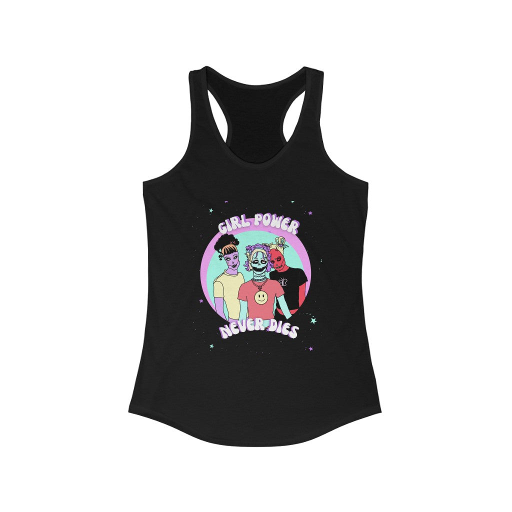 Girl Power Never Dies Racerback Tank
