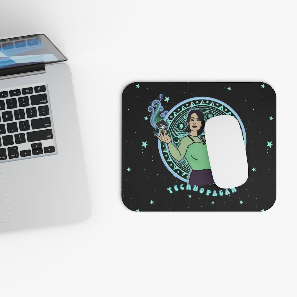 Technopagan Jenny Calendar Mouse Pad