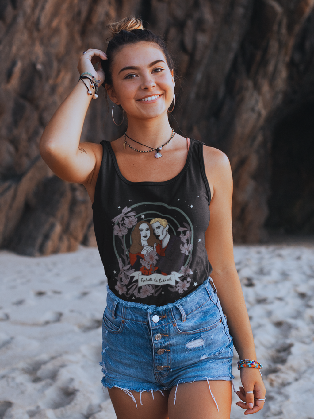 Spike & Drusilla "Eyeballs to Entrails" Racerback Tank