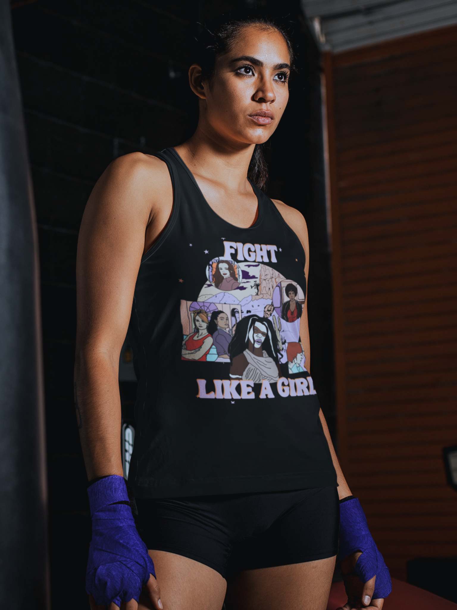 Fight Like a Girl Racerback Tank