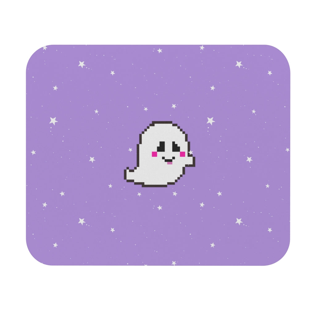 Grinning Ghostie Mouse Pad [purple]