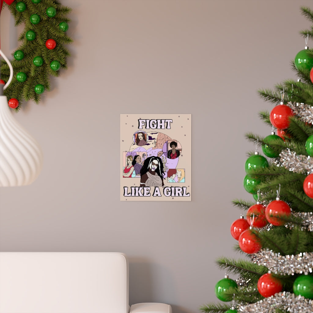 "Fight Like A Girl" Poster/ Archival Print