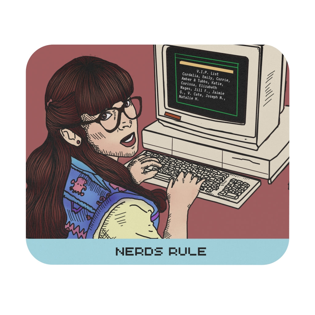 Nerds Rule Mouse Pad