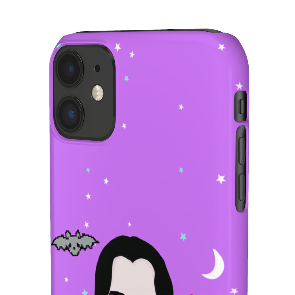 Wednesday Mood Phone Snap Case [purple]