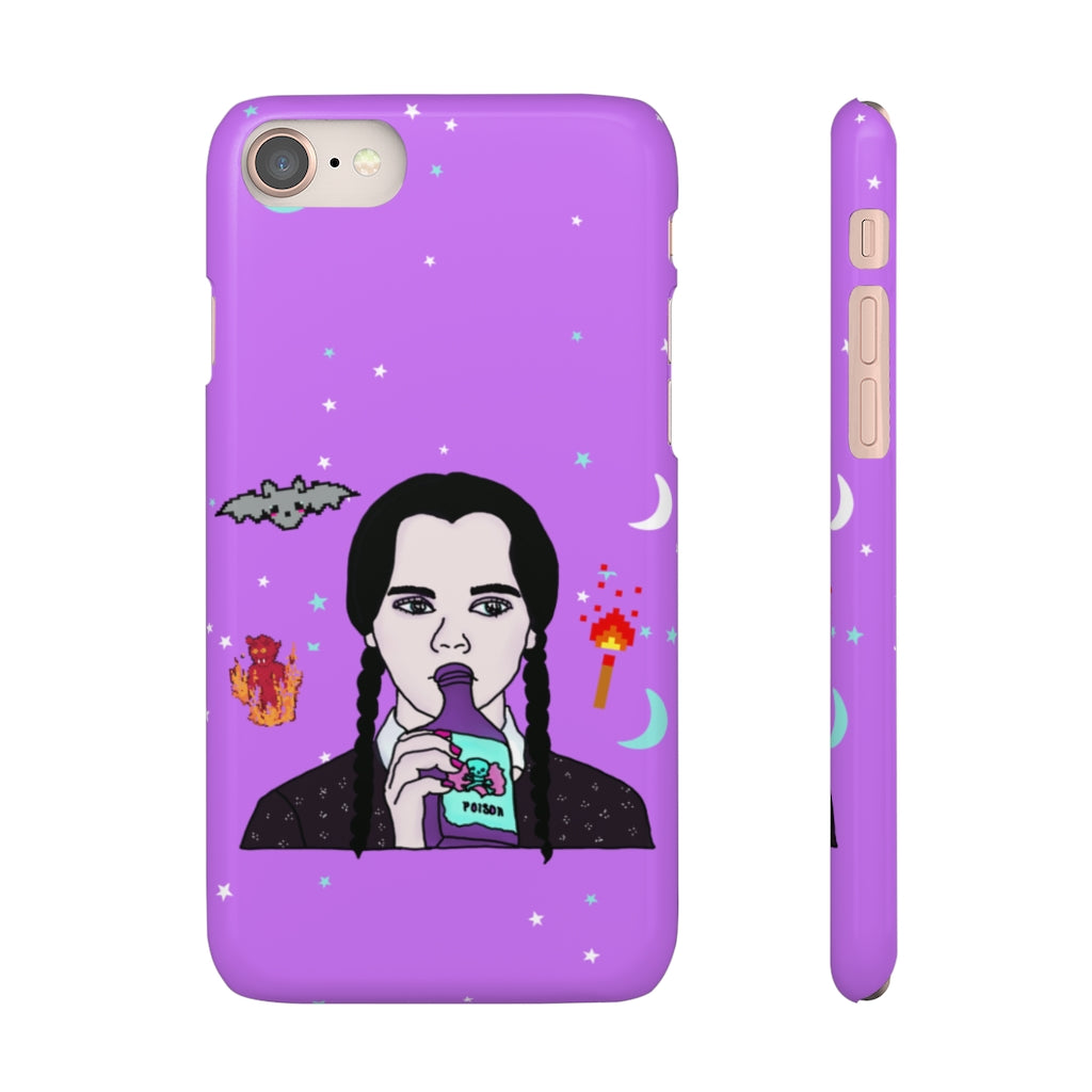Wednesday Mood Phone Snap Case [purple]