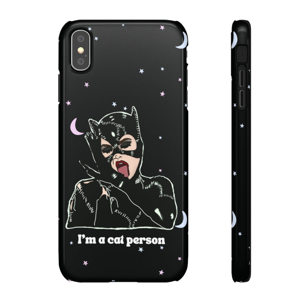 "I'm a Cat Person" Phone Snap Case