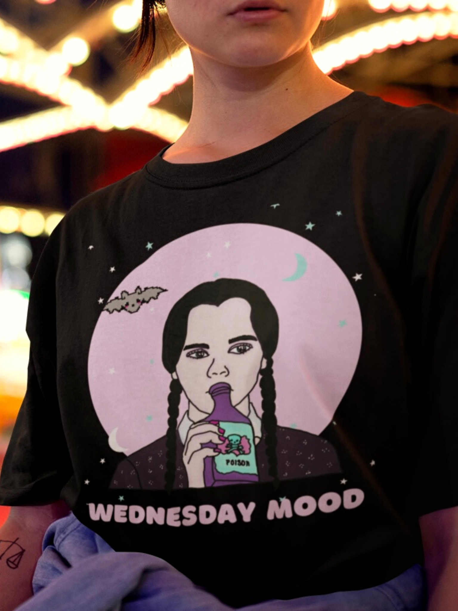 “Wednesday Mood” Wednesday Addams Unisex T-shirt