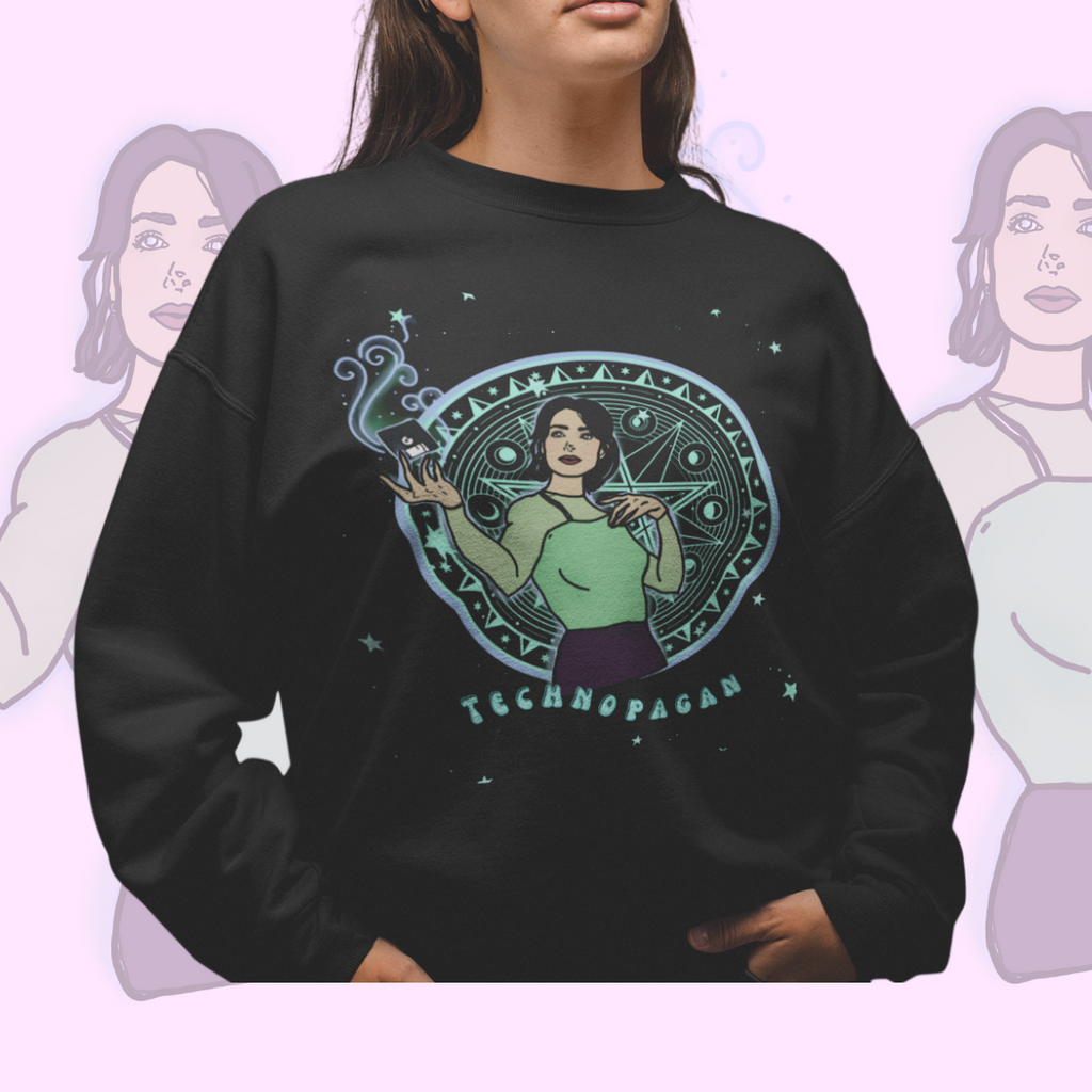 Technopagan Comfy Sweatshirt