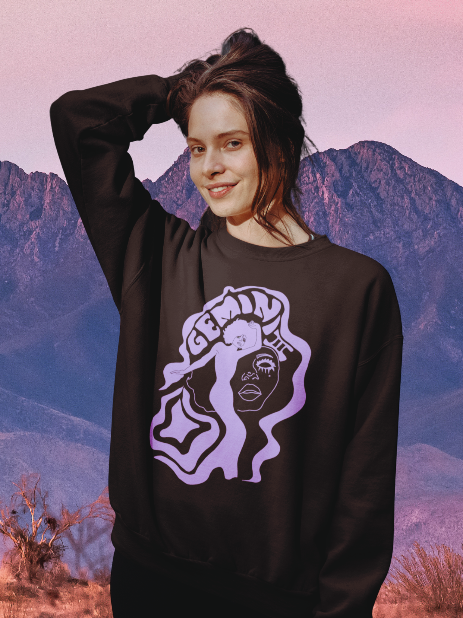Gemini Twins Comfy Sweatshirt