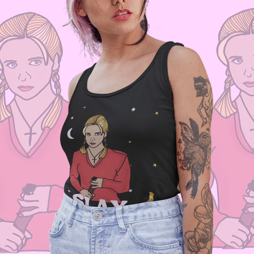 "Slay" Racerback Tank