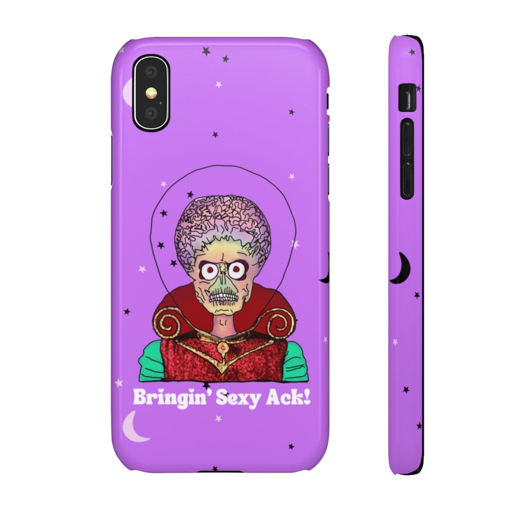 Mars Attacks "Bringin' Sexy Ack!" Phone Snap Case [purple]