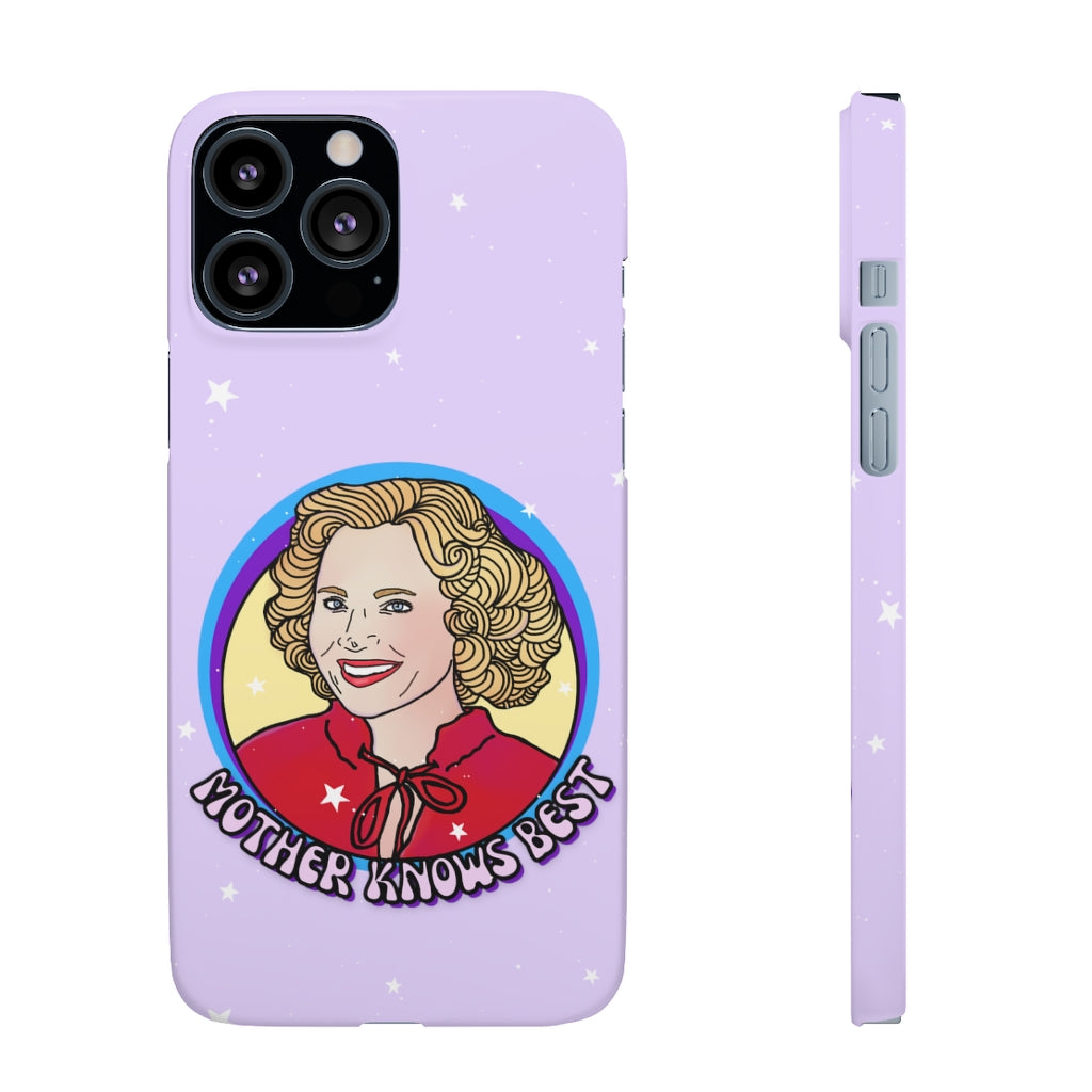 Kitty Forman "Mother Knows Best" Phone Snap Case [lilac]