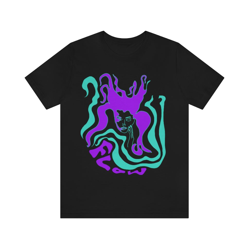 Aquarius "Flow" Vintage Style Unisex Tshirt