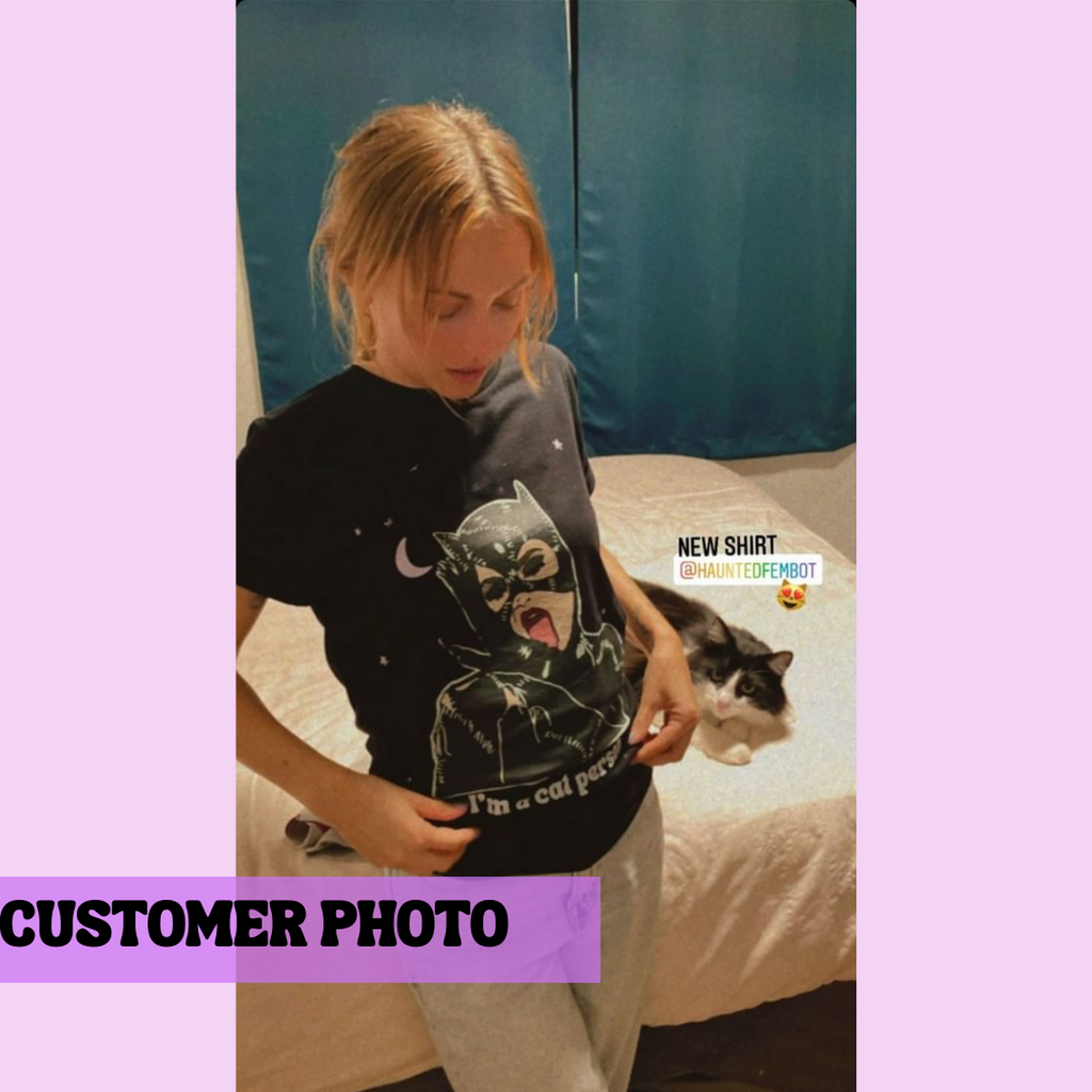 “I'm a Cat Person” Catwoman Unisex Tshirt