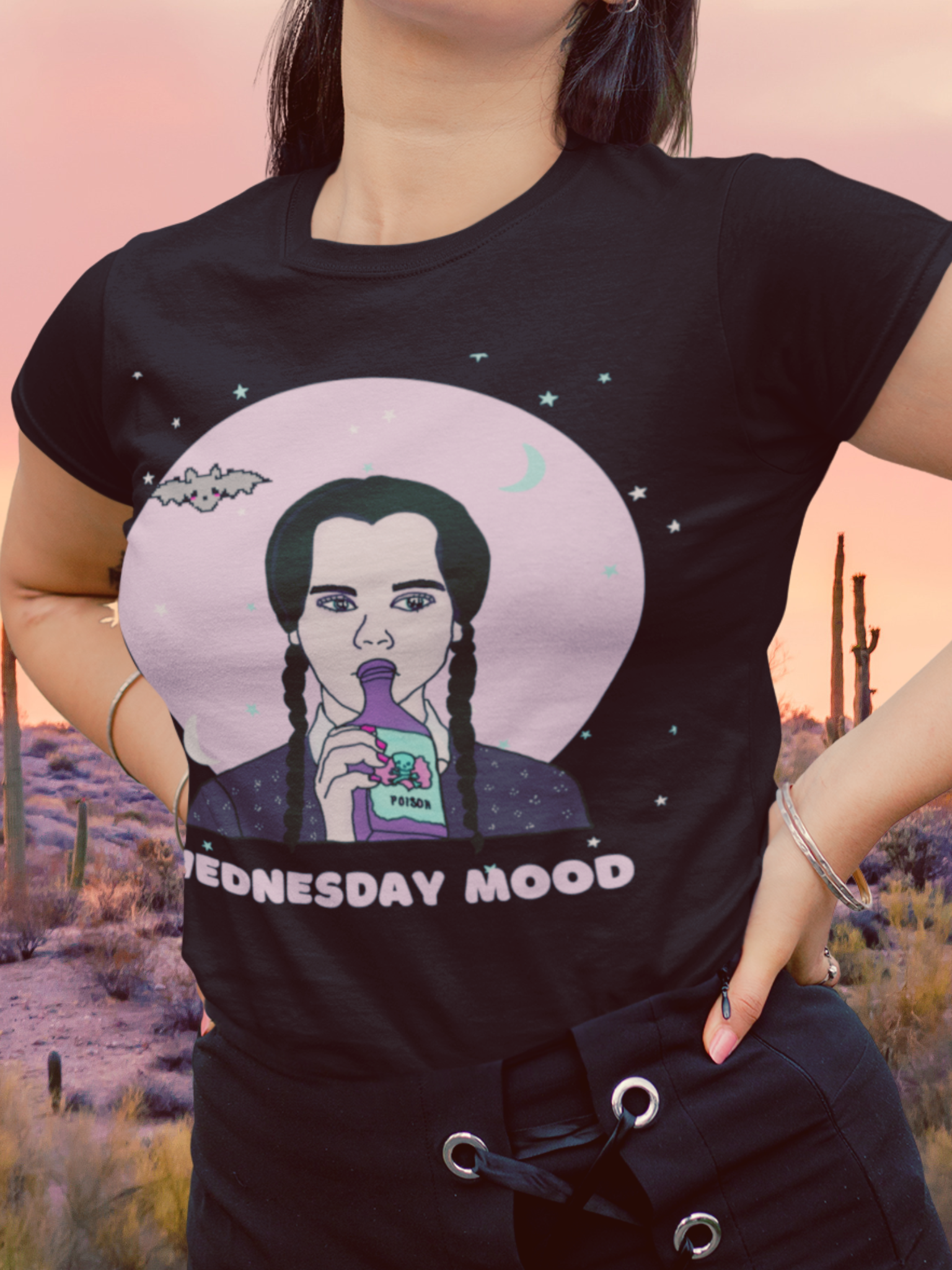“Wednesday Mood” Wednesday Addams Unisex T-shirt