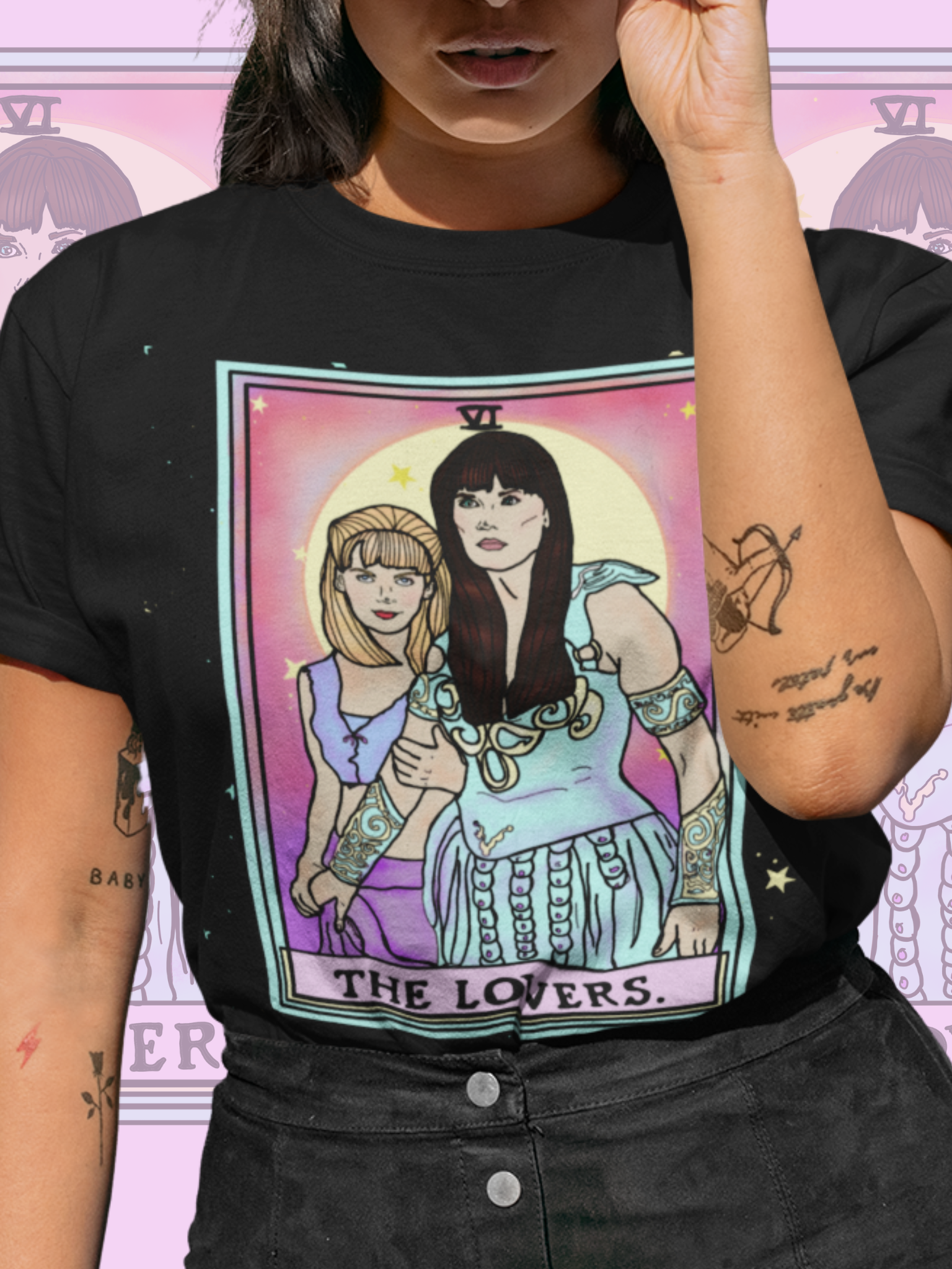 "The Lovers" Xena & Gabrielle Super Soft Unisex Tshirt
