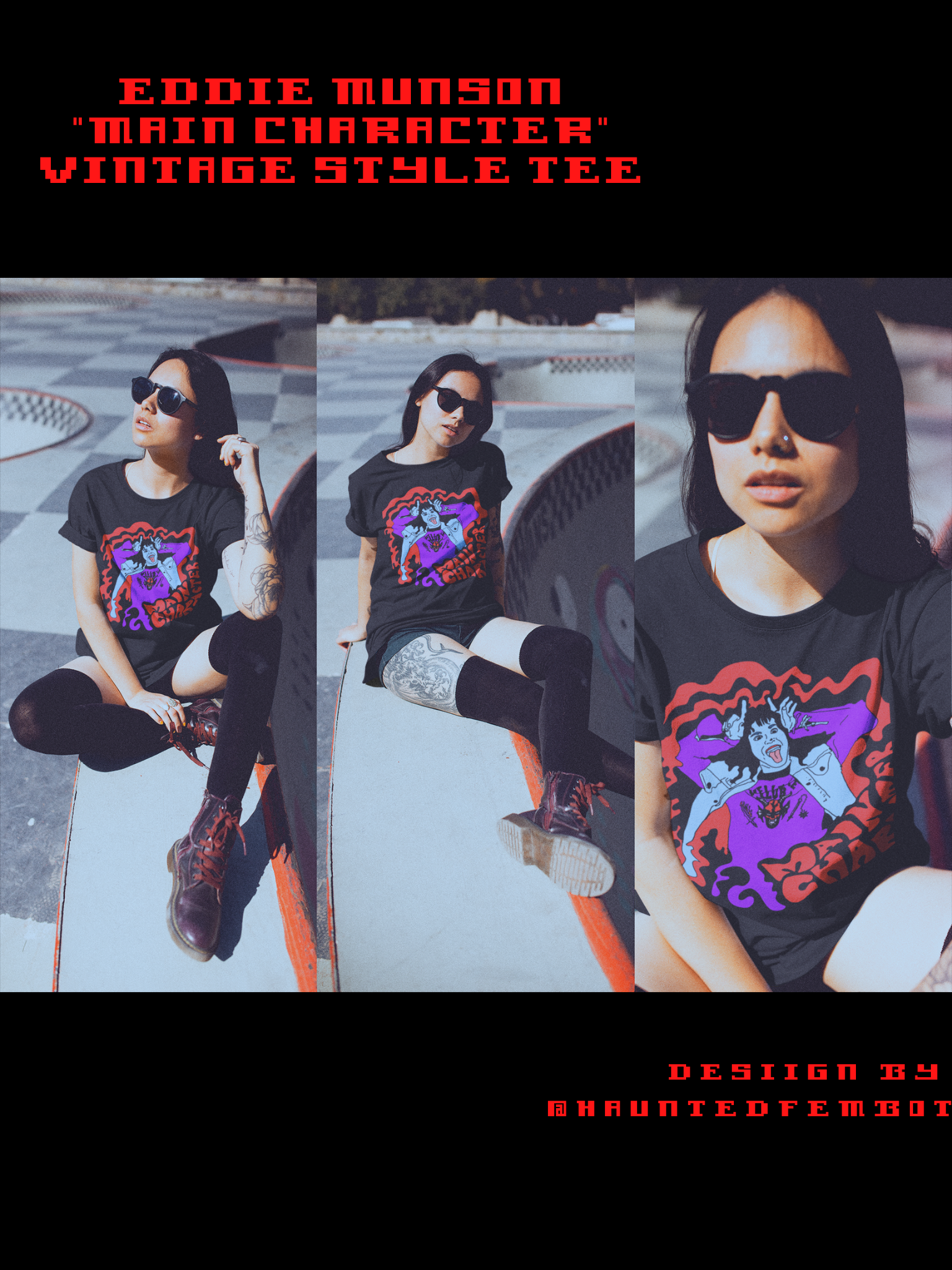 "Main Character" Vintage Style Unisex Tshirt