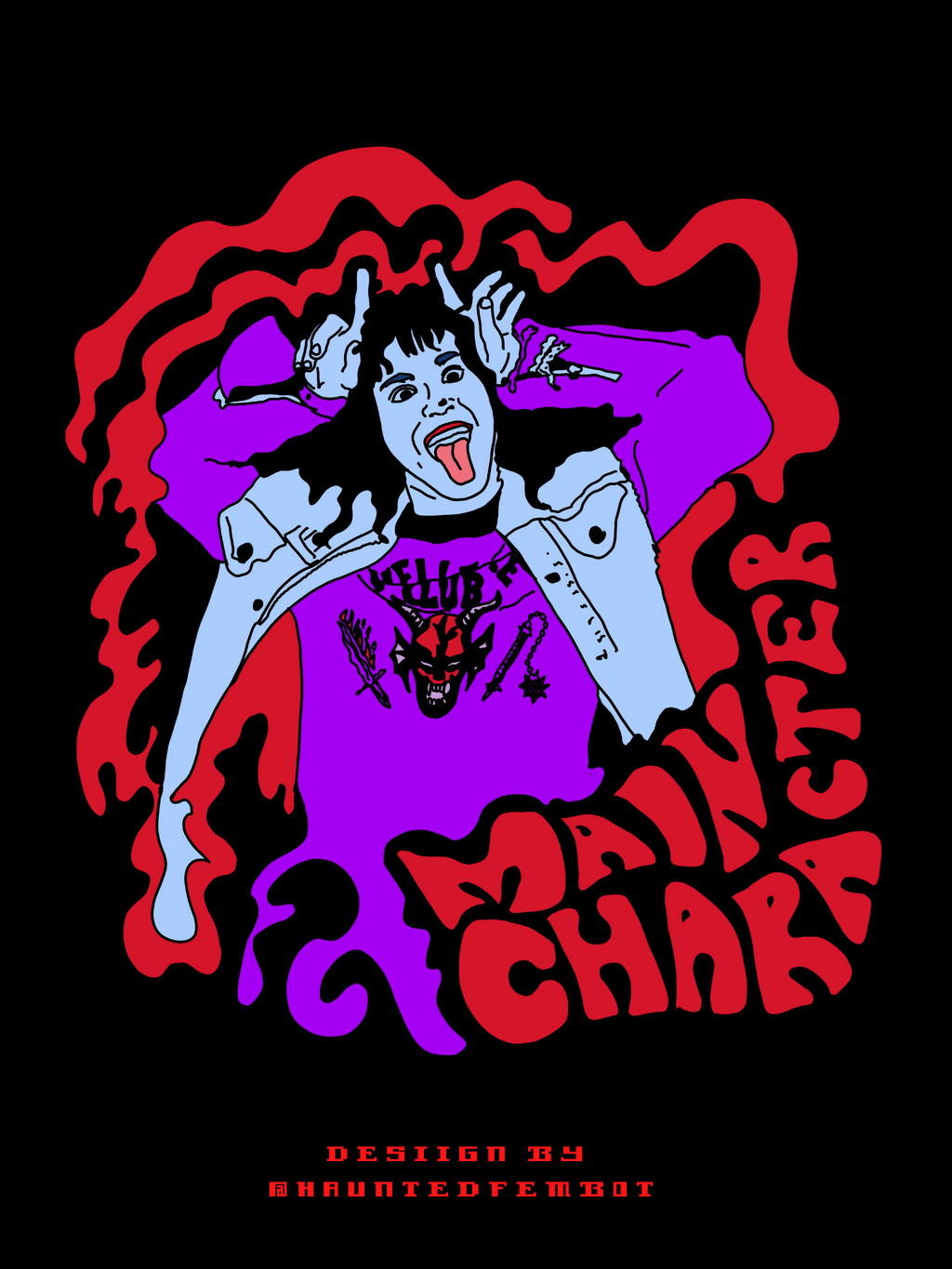 "Main Character" Vintage Style Unisex Tshirt