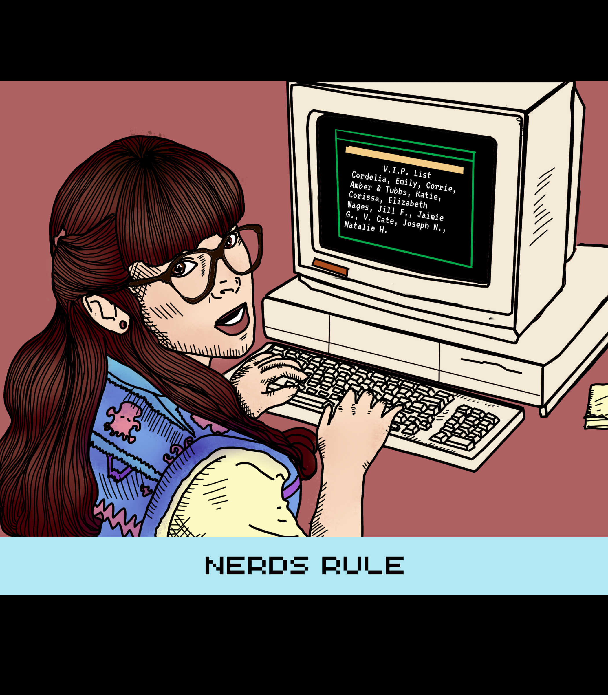 Nerds Rule Mouse Pad