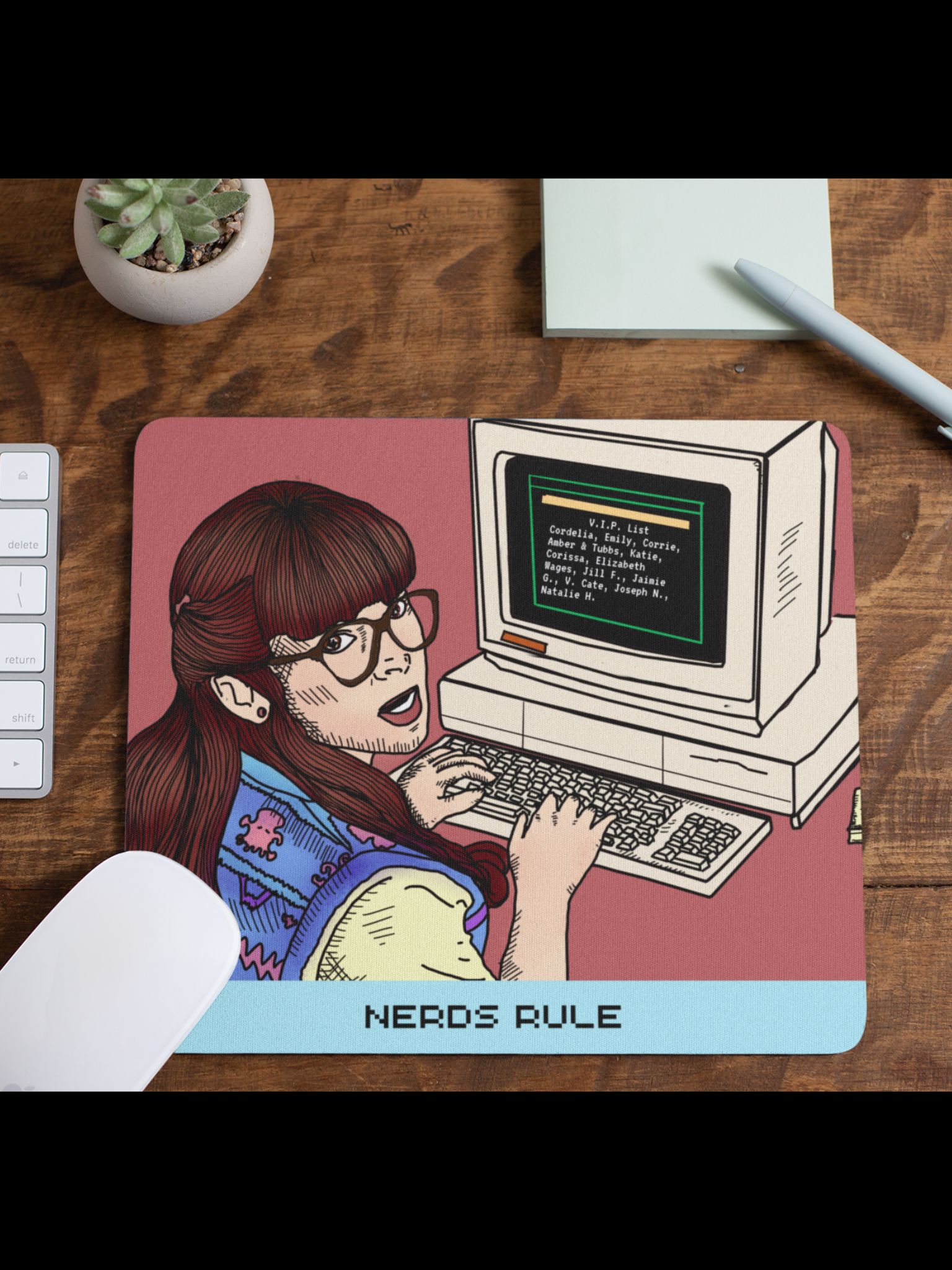 Nerds Rule Mouse Pad