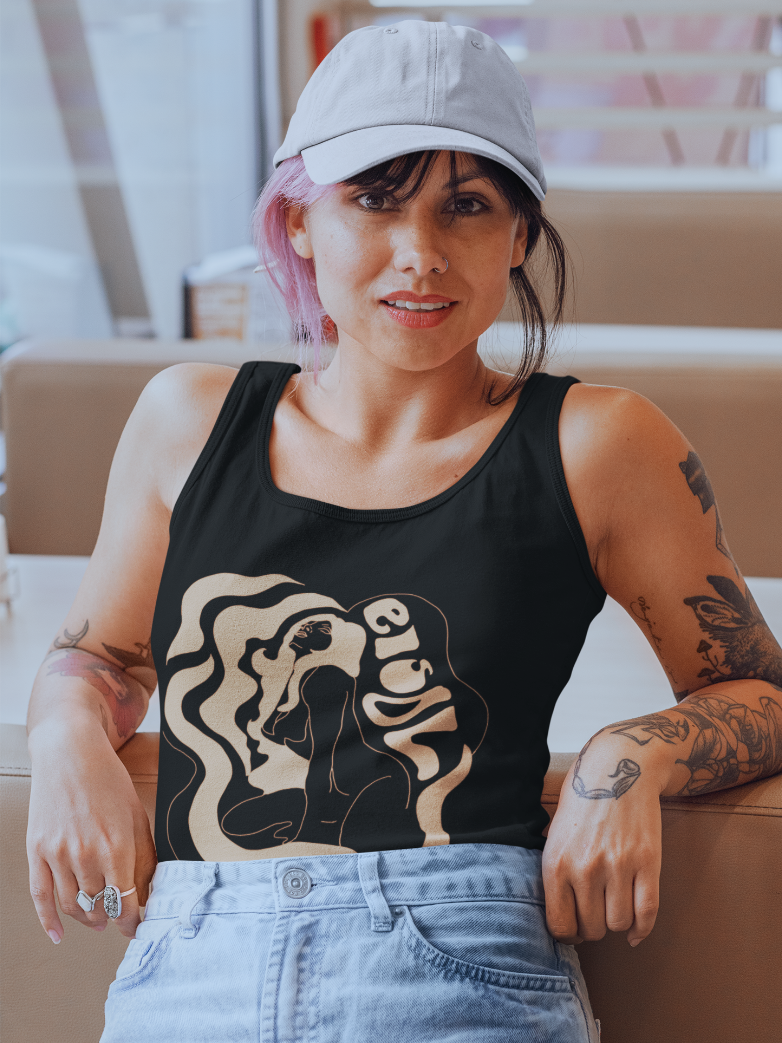 Leo "El sol"  Retro Racerback Tank