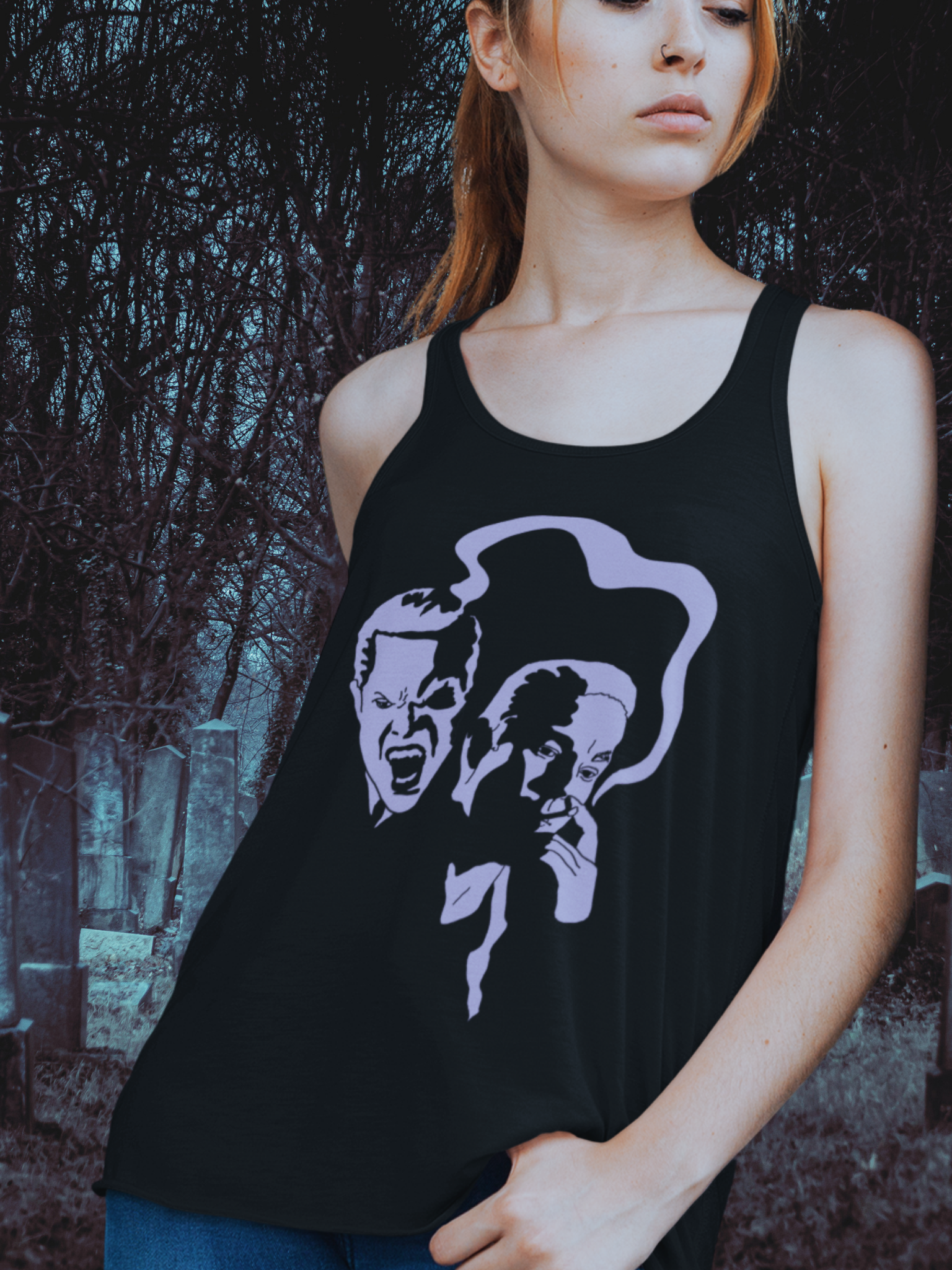 Shadow Spike Racerback Tank