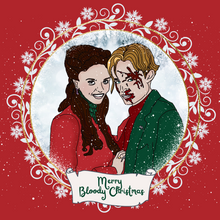 Load image into Gallery viewer, Merry Bloody Christmas Sprusilla Comfy Sweatshirt
