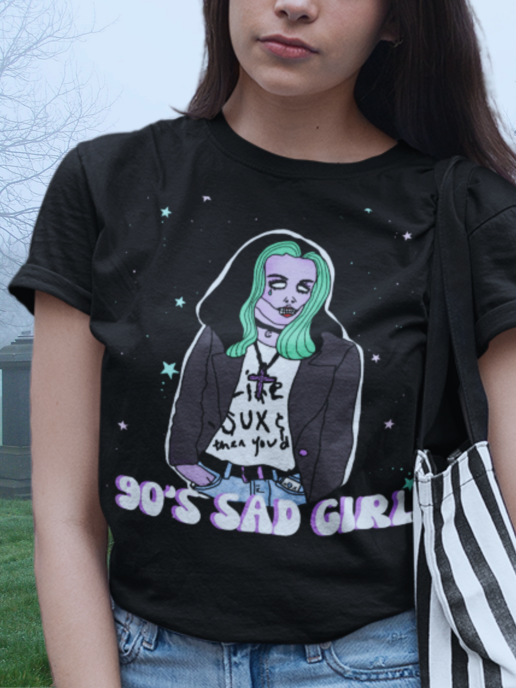 90s Sad Girl Super Soft Unisex Tshirt