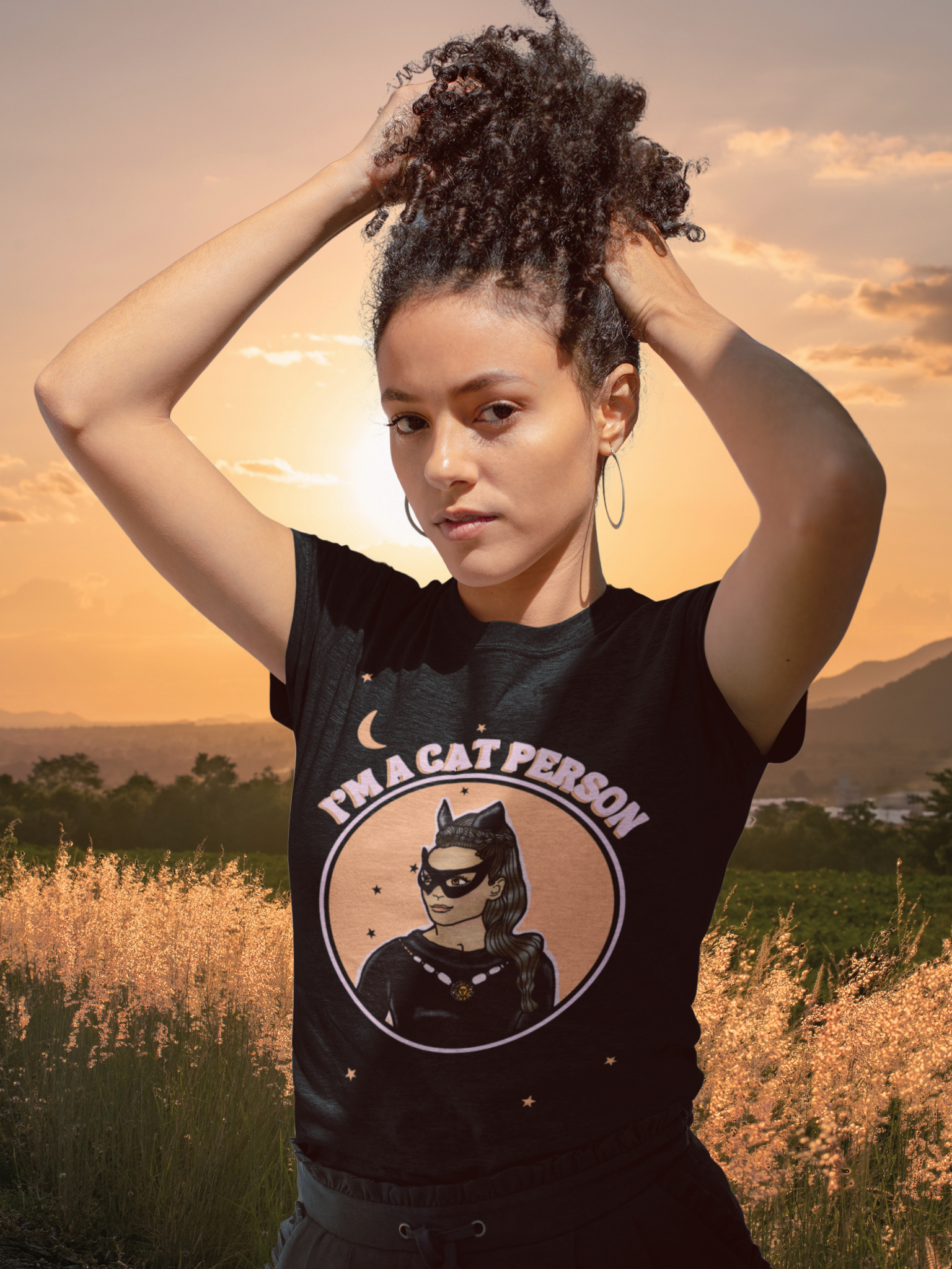 “I'm a Cat Person” Eartha Kitt Unisex T-shirt