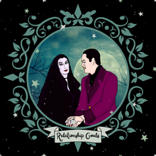 Load image into Gallery viewer, Time for Romance Gomez and Morticia Wall Clock
