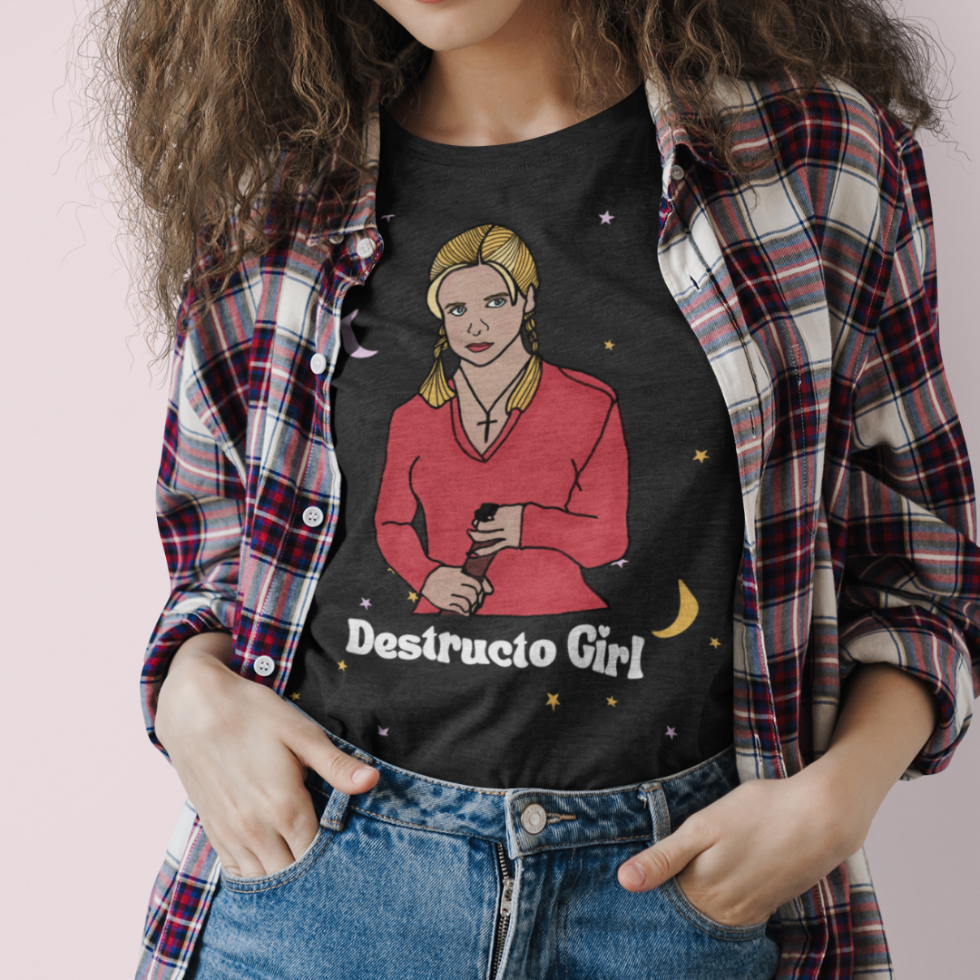 “Destructo Girl” Buffy Super Soft T-shirt