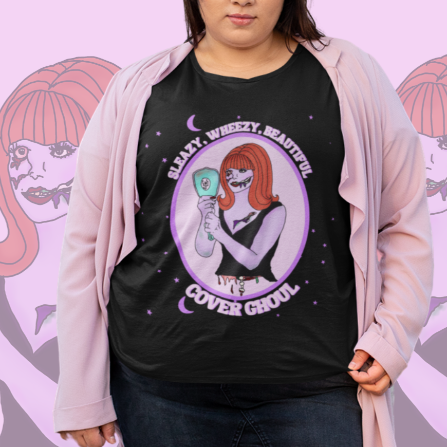 Sleazy, Wheezy, Beautiful Cover Ghoul Super Soft T-Shirt