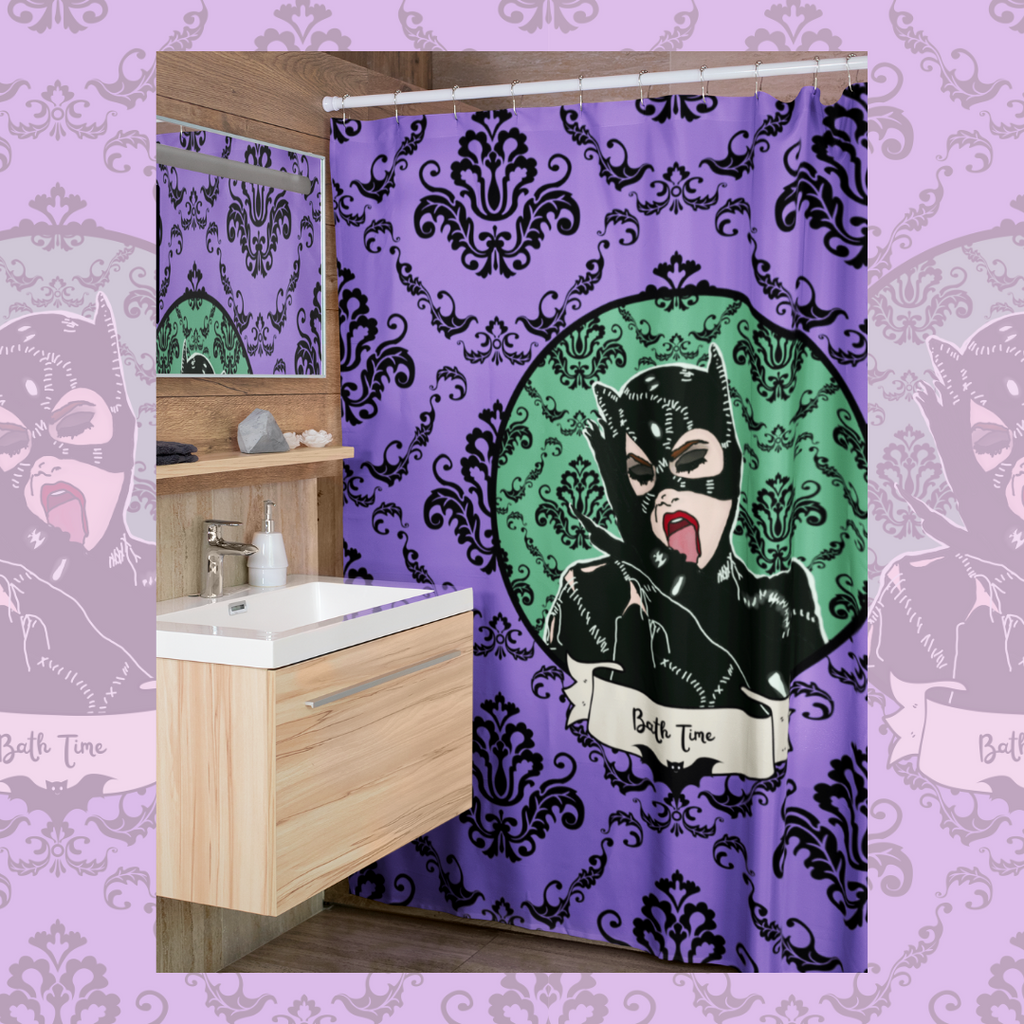 Bath Time  Shower Curtain