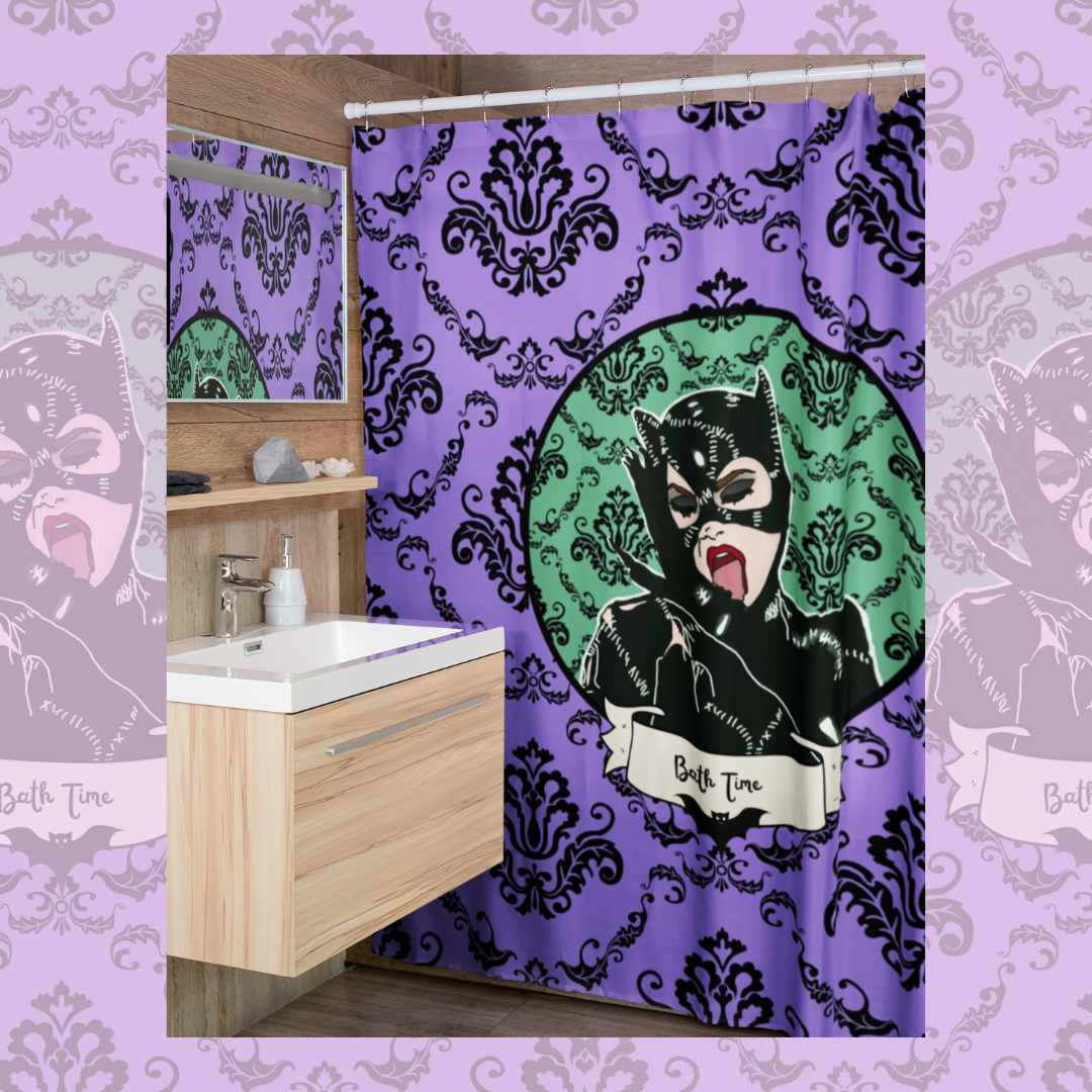 Bath Time  Shower Curtain