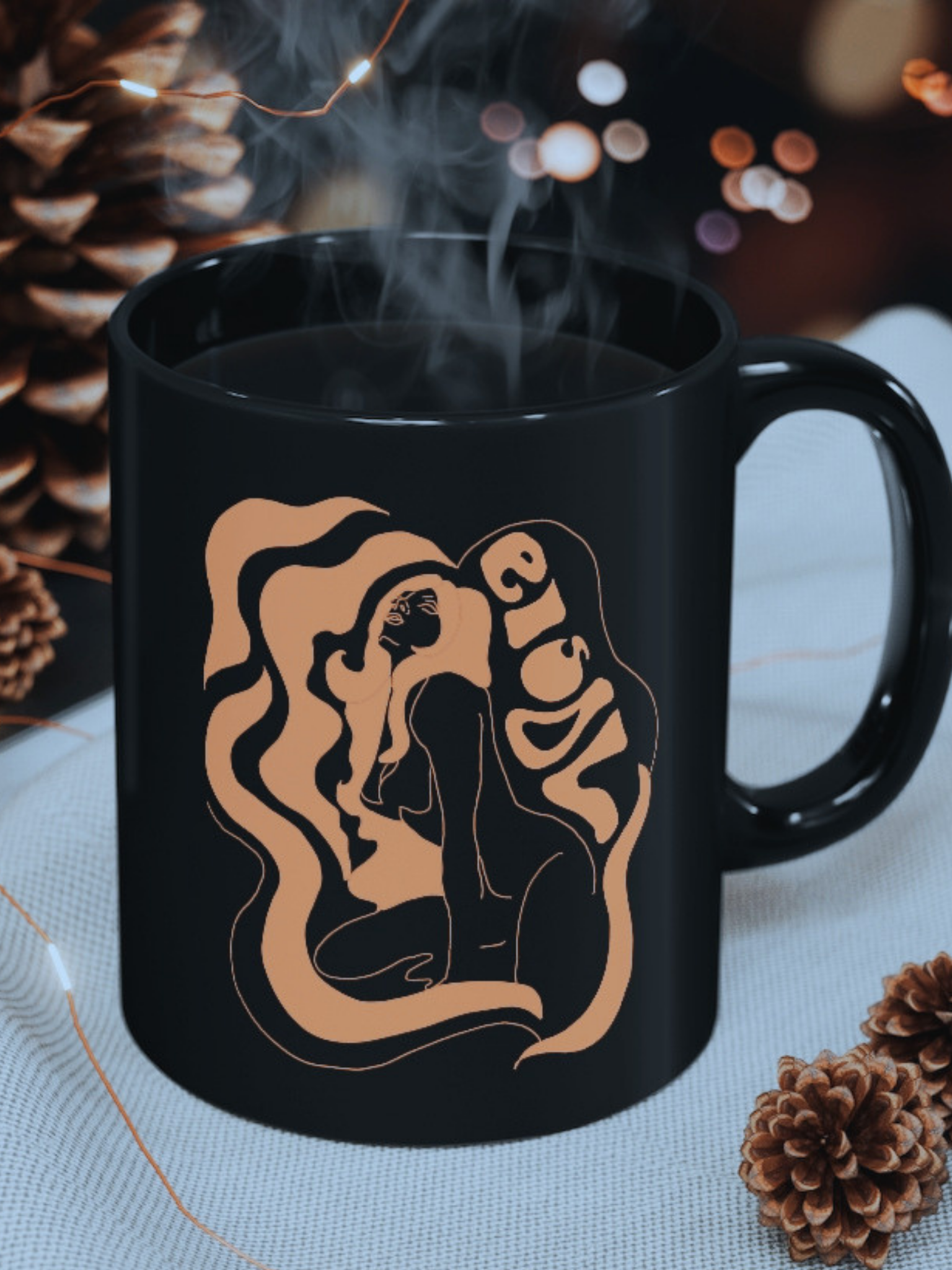 Leo "El Sol" Black Mug