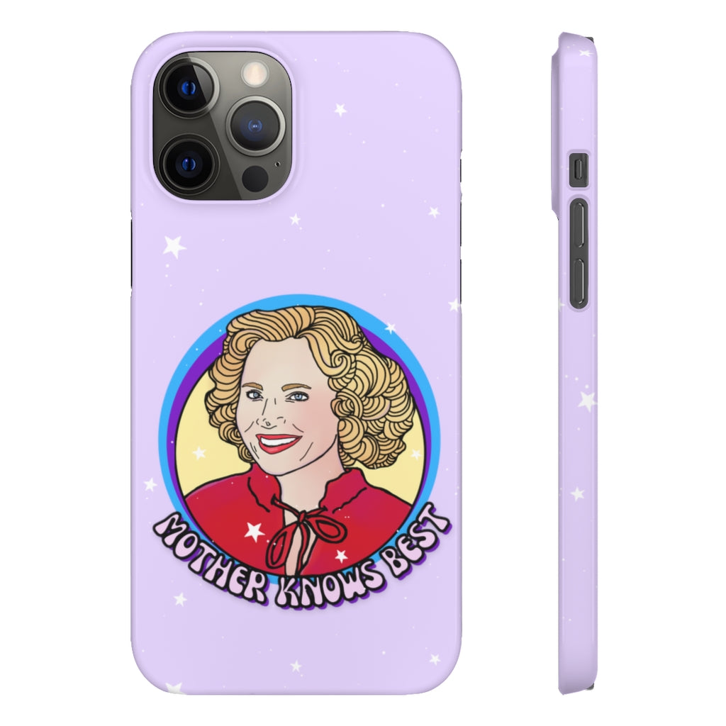 Kitty Forman "Mother Knows Best" Phone Snap Case [lilac]