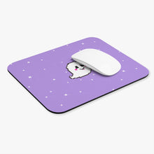 Load image into Gallery viewer, Grinning Ghostie Mouse Pad [purple]
