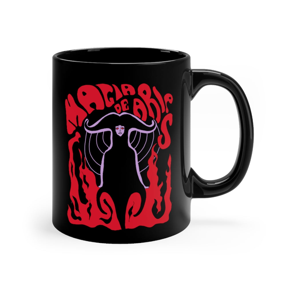 Aries "Magia de Aries" Black Mug