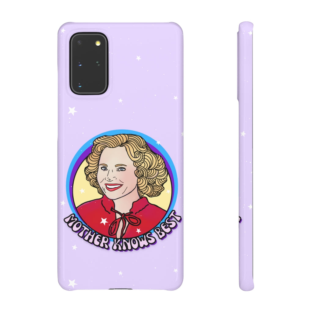 Kitty Forman "Mother Knows Best" Phone Snap Case [lilac]