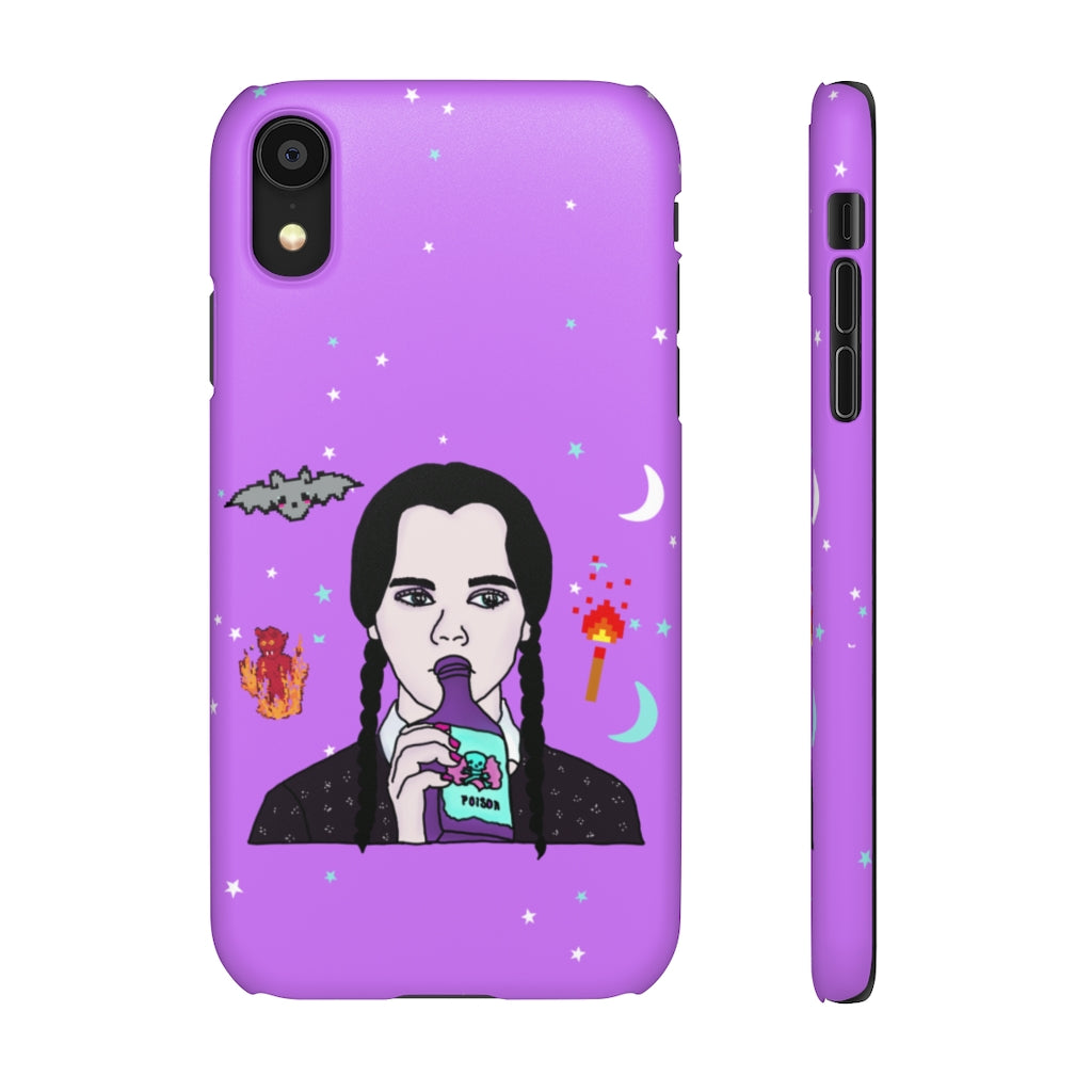 Wednesday Mood Phone Snap Case [purple]