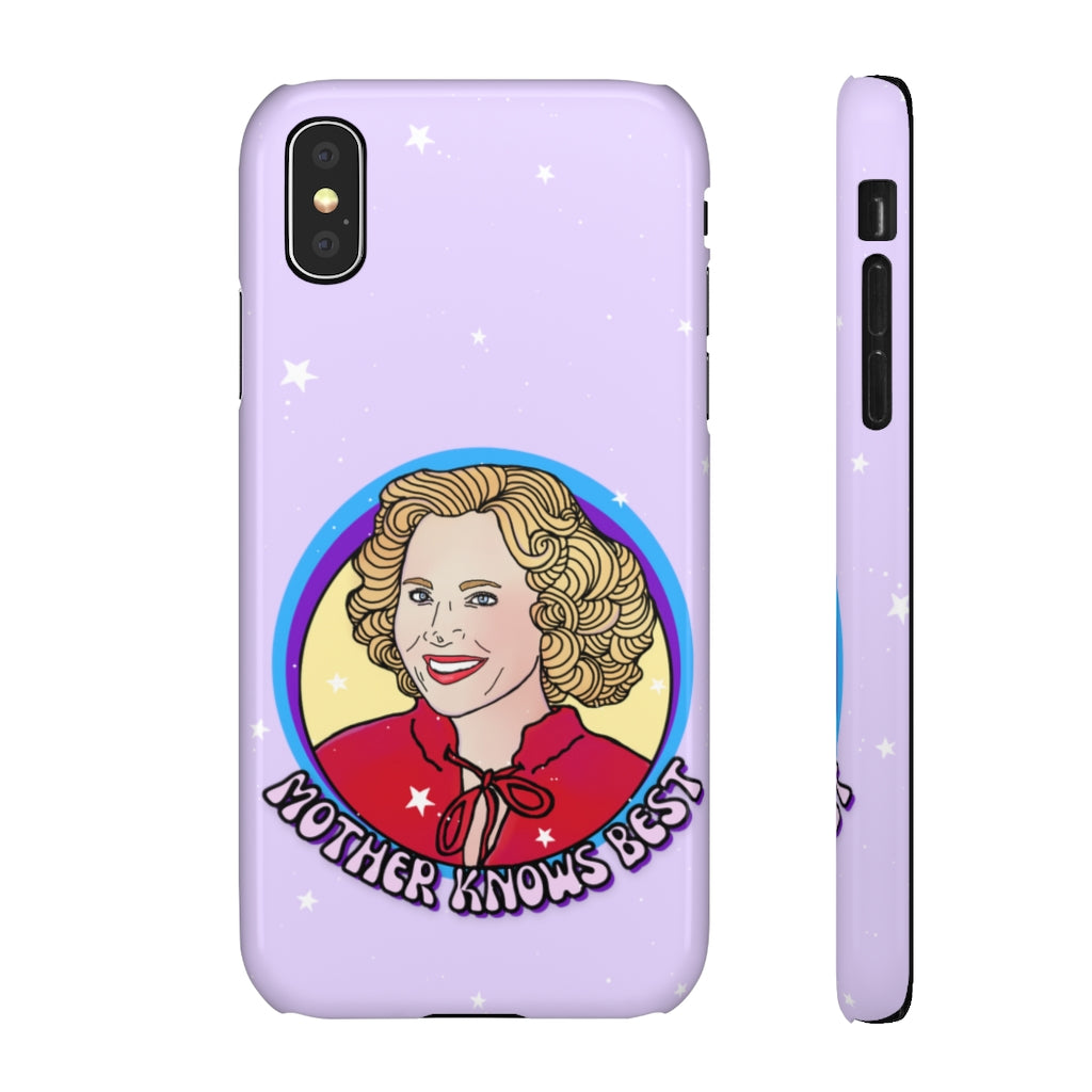 Kitty Forman "Mother Knows Best" Phone Snap Case [lilac]