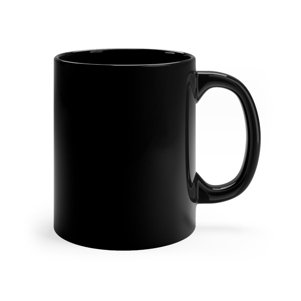 "Delightfully Tragic" Black Mug