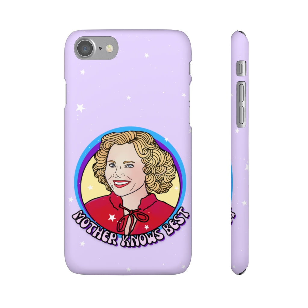 Kitty Forman "Mother Knows Best" Phone Snap Case [lilac]