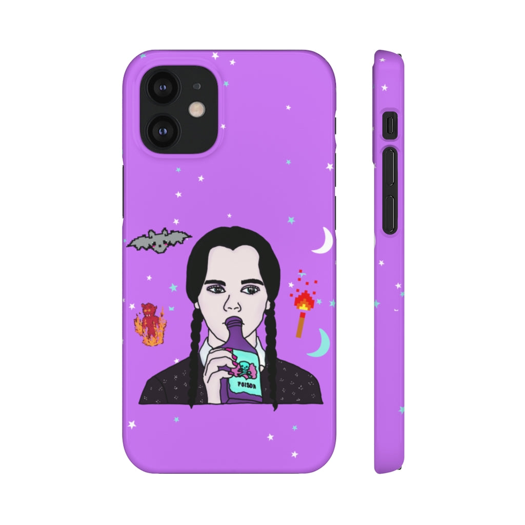 Wednesday Mood Phone Snap Case [purple]