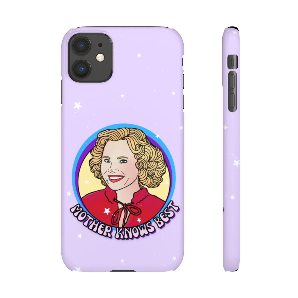 Kitty Forman "Mother Knows Best" Phone Snap Case [lilac]