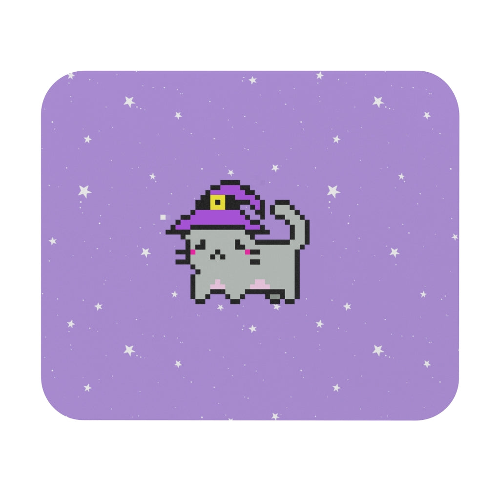 Witchy Koji Kitty Mouse Pad [purple]