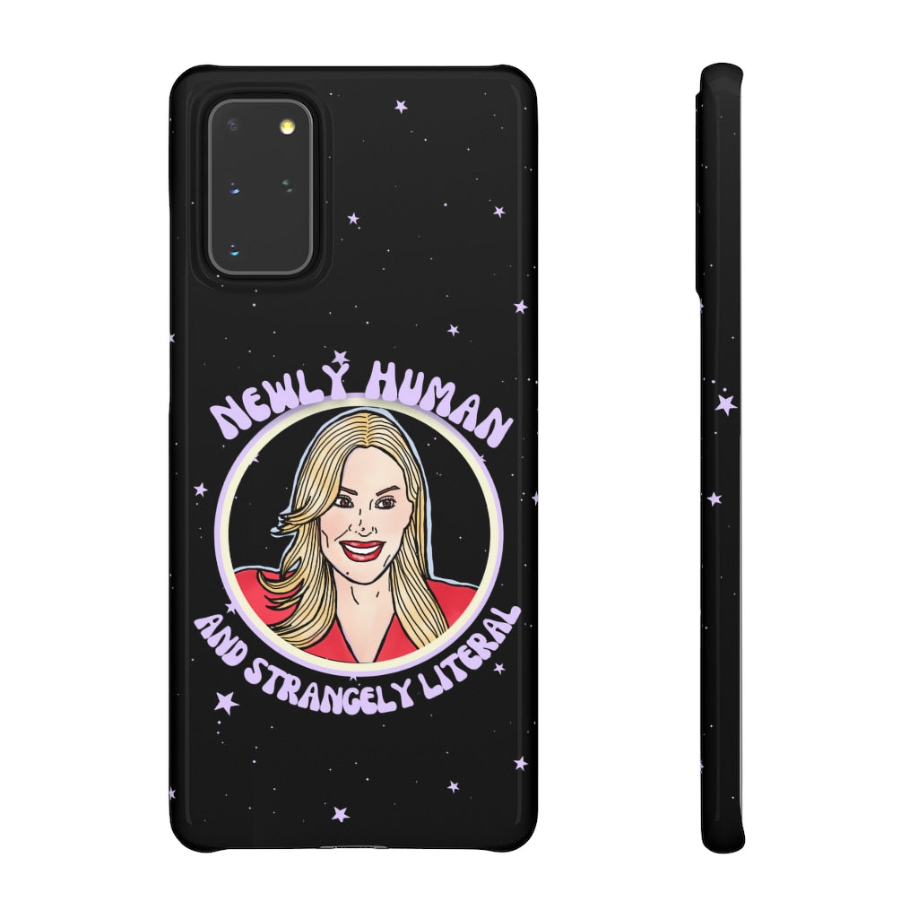 "Newly Human and Strangely Literal" Phone Snap Case